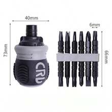 13-In-1 Ratchet Screwdriver Set With Multi-Bit Functionality, Precision Screwdriver Kit For Home Repair, Electronics - Multicolor - View 4