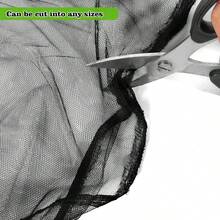 重型防虫窗帘，无需钻孔即可安装，轻便透气的涤纶网，适用于庭院、露营、凉亭、后院 - 四季防蚊，适用于婚礼、门廊、小屋。