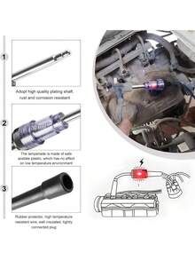 Probador de bujías en línea, probador de encendido de motor de bujía resistente al calor, herramienta de prueba de diagnóstico de armadura de bobina de captación, adecuado para automóviles, motores de cortadora de césped (tanto internos como externos) y piezas de automóviles. - A - Ver 8