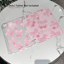 1pc Painted Effect Acrylic Crystal Tablet Protective Case With Stand, Compatible With Honor, Redmi, OPPO, VIVO, Apple, Fold Anti-Bend, Reinforced Silicone Corners, Auto Wake/Sleep Function, Built-In Pencil Slot, Multi-Angle Foldable Stand - Perfect Daily Protection, Great Holiday Gift - Multicolor - View 6