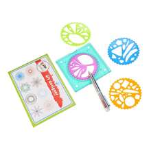 Children's Creative Kaleidoscope Drawing Set With Multicoloured Pens, Lightweight And Durable Art Drawing Tool That Stimulates Imagination And Makes An Ideal Educational Gift For Children.