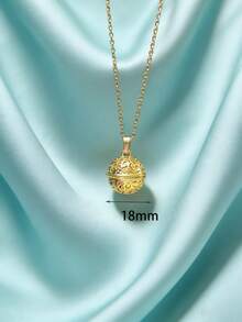 1条金色铃铛项链 – 旋律吊坠，适合日常叠戴，铃铛的叮当声被认为具有舒缓放松的效果，还能召唤天使的庇佑。 - 鈴鐺 - 查看 4