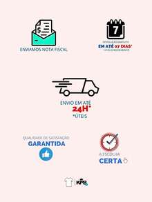 Conjunto Camiseta Bermuda Masculina Nova Coleção Casual  Algodão Nobre Ideal Para o Dia a Dia - Cinza - Visão 3