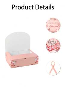 10pcs Bridesmaid Proposal Gift Box With Ribbons, Size 7.87 X 10.6 Inches, Theme "Will You Be My Maid Of Honor?", Suitable For Weddings, Bridal Showers, Birthday Parties And Other Occasions - Multicolor - View 6