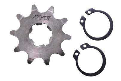 Trkimal Motorcycle 420-15T Front Sprocket 17mm For 50cc 70cc 90cc 110cc 125cc Dirt Pit Bike Mini Bike TaoTao Roketa Coolster Sunl Lifan Loncin ATV Quad 4 Wheeler Moped (420-15T, 17MM)