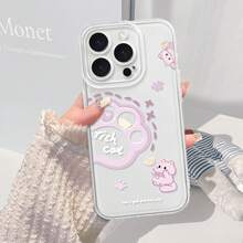 Money Cat For Oppo RENO14 13 12 11 10 07 05 PRO F  A94 79 78 60 58 57 38 35 17 17K   Precision hole lens full-coverage transparent soft case,flexible and   scratch-resistant - TMTSY-Transparente-KUFZEYGato de dinero - Ver 3