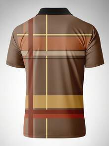 Men's Summer New Business Casual Short Sleeve Polo Shirt - Multicolor - View 4