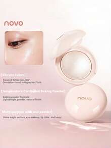 NOVO 细腻闪亮高光粉，珠光闪耀，亲肤提亮肤色，持久闪亮，适合日常妆容、派对、音乐节、庆典、节日、新年、秋冬季节，超值之选 - 03#珠光粉 - 查看 8