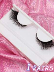 AYRMILLA 5对装自然蓬松柔软3D浓密貂毛假睫毛，纤长多层睫毛，短款浓密假睫毛，适用于婚礼、夜店、日常工作会议等场合的化妆套装，佩戴舒适，妆效自然，手工制作，妩媚动人，拉长眼型，逼真自然，整条假睫毛，持久浓密，热门美妆工具，全套假睫毛，睫毛嫁接套装，条状假睫毛，睫毛，假睫毛，假睫毛 - 黑色 - 查看 10