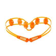 1pc 18-Roller Massager, Back Stretcher Massager, Waist & Leg Roller Massager, Back Stretcher - Multicolor - View 9