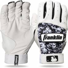 Franklin Sports 2016  Digi-Camo Guantes de bateo (1 par) - Gris/Blanco/Negro (Gray/White/Black Digi) - Ver 3