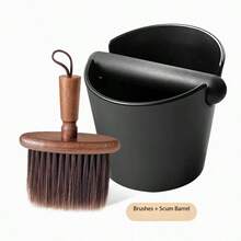 咖啡机清洁刷，软毛手持研磨机刷 - 棕色 - 查看 6