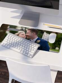 Customized Mouse Pad With Non-Slip Rubber Base, Washable, Personalized Gaming Mouse Mat, Suitable For Birthday, Mother's Day, Father's Day, Office Party - Use Your Logo/Image/Text, Large Mouse Pad - Multicolor - View 6