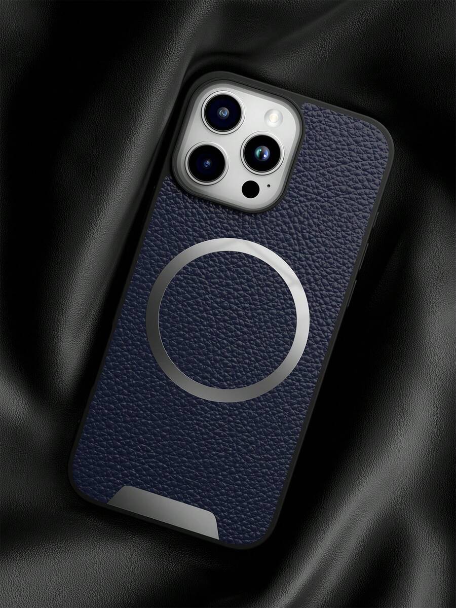 荔枝纹皮革手机壳，适用于 Galaxy A17 Pro Max/A16 Pro Max，软边框硬后盖；复古手机配件，带可爱镜子，适用于 Galaxy A17/A16/A15/A56/A55/S25FE；支持无线充电的混合型手机壳，适用于 13/ 11；时尚手机壳，适用于 15C/15；A5 手机壳；防震保护手机壳，适用于 Galaxy A16/Galaxy A17；酷炫荣耀 144/400lite/400 Pro 手机壳，国际版，非国内版。 - 藍色 - 查看 1