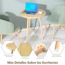 Conjuntos de Mesa y Silla Familiar de Cedor y Deco con 2 Sillas Antecedor Mesa Reda Exter e Inter Mesa y Silla para 2 Personas Adecuado para Salón Balcón Verde - Verde - Ver 4