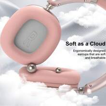 SUNJOM Freepods 120H Playtime Bluetooth ANC/ENC Pro-Level Active Noise Cancelling Over-Ear Headphones Wireless, Headphones With Built-In Microphone Type-C Charging For Call Travel Sports Gym - Hồng - Xem 5