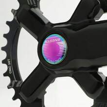 HASSNS Mtb Crank Dust-Proof Cover Cap Bicycle Hollowtech Integrated Crankset Dust Plug Mountain Bike Waterproof Screw Cycling - Multicolor - View 2