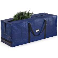 ¡RecomendadoZober Bolsa de árbol de Navidad – Almacenamiento para árbol de Navidad artificial para árboles de hasta 2.75 m de alto – También aloja inflables para festividades |   65 x 15 x 30..., Verde¡Top de Temporada - Azul marino - Ver 9