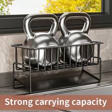 1个多功能壁挂式沥水架，厨房置物架，免打孔抹布架，壁挂式调味料架，家用沥水篮，水槽收纳整理架，皂海绵架，家居厨房用品