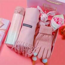 精美时尚的水瓶礼盒套装，包含4个或5个水瓶。是送给老板、朋友或挚友的完美礼物；也是一份贴心的礼物或生日礼物。 - 粉色 - 查看 3