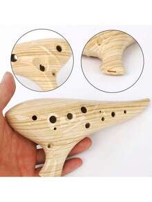 5支12孔中音C调陶笛，适合初学者，树脂材质 - 彩色 - 查看 3