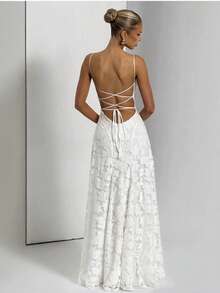 Women's New Style Cocktail Dress, Fashionable And Versatile, Elegant And Stylish, Party Dress, Sexy Strapless Dress - trắng - Xem 2