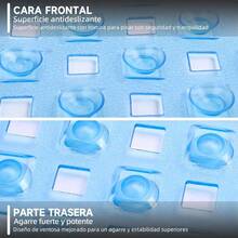 CYPNLSXD Alfombrilla para Bañera 88*40cm Tapete para Regadera Antideslizante Absorbente Alfombra de Baño Transparente Lavable a Máquina Accesorios para Baño de Tina para Niños y Adulto Mayor azul .Fashion - 221167957 - Ver 7