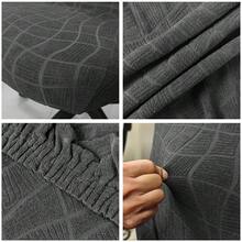 6 Pzas cubiertas de silla resistentes a salpicaduras en unicolor,Elástica Protectora De Silla Comedor Removible.cubierta moderna para silla de comedor de poliéster elástico, La cubierta de la silla es adecuada para la mayoría de las sillas, y la tela de alta elasticidad puede adaptarse a su silla muy bien y hacer que su silla se vea más fresca.  La cubierta de la silla de comedor puede transformar su vieja silla en una nueva, actualizar su decoración interior, extender la vida útil de la silla y ahorrar su dinero. Las fundas decorativas para sillas se pueden utilizar en salones, banquetes de boda, hoteles, conferencias, celebraciones, ceremonias, restaurantes, etc.todas las estaciones. - Gris oscuro - Ver 7