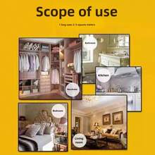 6/12/15pcs Wardrobe Hanging Moisture Absorbing Bags, Peach & Gardenia Fragrance, Mold Proof & Desiccant, Suitable For Home, Dorm, Bedroom, Living Room, Bathroom, School, Office, Travel And More,Spring Summer Picks,Brides Maid Gifts,Room,Bedroom Deccor,Bedroom Deccor,Beach,Travel,For Men,For Women,Vacation - Multicolor - View 11