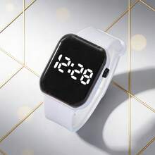 1pc Unisex Fashion LED Digital Watch With Time & Date Display, Suitable As Back To School, Christmas, Birthday Gift For Teens - Multicolor - View 4
