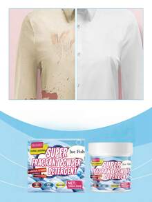 JUE FISH 100克洗衣液/家用衣物清洁剂，去污力强，持久留香，天然香味，日常洗衣液，情侣最佳礼物，新旧款式随机发货