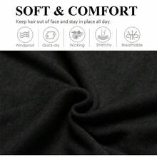 女士发带 16 件装，弹性发圈，防滑柔软布艺发带，女士配饰，裸色纯色发带，女士头巾，运动吸汗发带 - 多色 - 查看 3