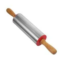 CYPNKichvoe Rodillo Para Masa De Acero Inoxidable Mango Ergonómico Rodillo De Cocina Para Hornear Pizza Pan Galletas Fácil De LimpiarFashion - 224525710 - Ver 2