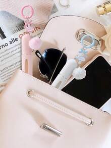 1个5毫升植绒香水可灌装瓶，香水瓶吊坠，旅行喷雾器，喷雾瓶，小配件，钥匙扣，钥匙圈，钥匙链配件，钥匙链挂件，送给女性、妈妈、朋友、朋友的礼物，生日礼物，节日礼物，活动纪念品，派对礼品 - 彩色 - 查看 6