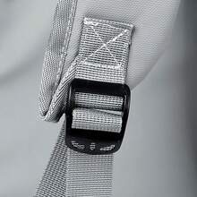 1pc Large Capacity Solid Color Business Waterproof USB Backpack, Student Backpack - Multicolor - View 8