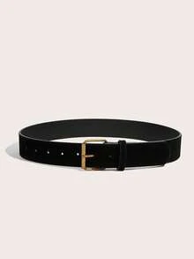 2pcs Set Simple Pin Buckle PU Leather Belt, Casual & Versatile - Multicolor - View 7