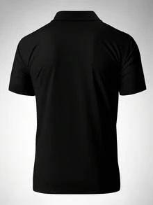 男士休闲柔软 Polo 衫和短裤套装 - 彩色 - 查看 2