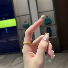 10 Móng Tay Giả Kiểu Pháp Đầu Nơ Phát Sáng, Màu Hồng Đổi Hình Mắt Mèo, Dành Cho Nữ, Hiệu Ứng Phát Quang, Móng Giả Acrylic, Phụ Kiện Làm Móng - Nhiều màu - Xem 7