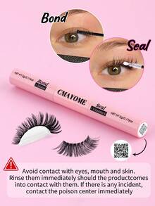 CMAYOME 784pcs D-Curl Flared False Eyelashes Set, 30D+40D+50D+60D Mixed Thick Lashes, Lower Lashes Dedicated, Soft Lash Bundle, Create Natural Eye Makeup, 8-16mm Mixed Length, Lightweight Waterproof Mink Hair 3D Effect False Lashes, Suitable For Natural, Dramatic, Daily Makeup And Costume Play - Pink - View 7
