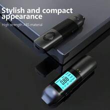 Probador de alcohol compacto y portátil, dispositivo de detección de alcohol sin contacto. - negro - Ver 6