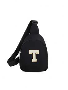 DIY 时尚手工字母胸包,超酷迷你多字包,收纳袋,购物、派对、节日礼物 - 彩色 - 查看 25