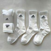 Adidas 阿迪达斯中筒篮球袜，保暖白色跑步袜，毛巾底，男女通用，冬季新款 IA3949、IA3950、IA3951、HT3452、IC9521 - IA3949 - 查看 7