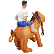 1pc Inflatable Lion Costume, Unisex - Full Body Heart-Themed Fancy Dress, Suitable For Halloween, Carnival, Christmas And Various Events/Parties - Half-lion - View 3