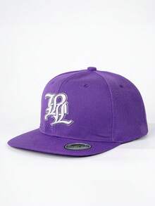 1 chiếc mũ lưỡi trai vành bằng thêu chữ B kiểu Gothic, có thể điều chỉnh, thích hợp cho cả bé trai và bé gái vào mùa xuân và mùa thu. - Nhiều màu - Xem 7