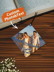 1 pezzo Ciondolo personalizzato per auto con foto, accessori per auto con foto personalizzata, ornamento per auto con foto di famiglia personalizzata, accessori per decorazione auto con foto personalizzata, accessori per decorazione interna auto, regalo foto per specchietto retrovisore, regalo di compleanno, regalo di anniversario, regalo per coppia, regalo foto di famiglia, regalo per fidanzato/lui/marito/papà, regalo per fidanzata/lei/moglie/mamma - Stile 2 - Visualizzare 13
