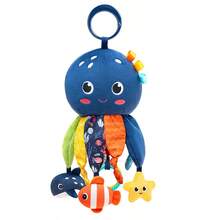 Đồ chơi treo chuông gió hoạt hình, unisex, chủ đề đại dương, đồ chơi cảm giác cho ghế ô tô trẻ em, phụ kiện treo xe đẩy, đồ dùng thiết yếu cho bé, quà tặng cho trẻ sơ sinh. - Nhiều màu - Xem 13