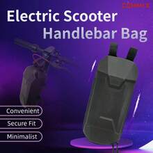 Scooter Gear Protection Bag,EVA Hard Shell, 3L Capacity, Multi-Strap Mount,Universal Bicycle Front Bag - Black - View 3