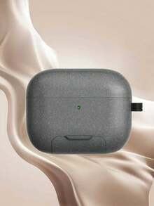 1pc Silver Galaxy Magnetic Earphone Case, Compatible With Apple 4/2 Magnetic MagSafe Protective Cover, Supports Pro 3 Stand - Multicolor - View 6