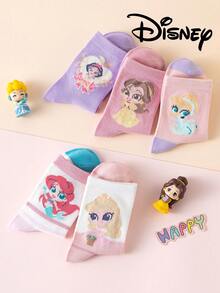 10/5 Đôi tất trẻ em, họa tiết công chúa, kiểu dáng dễ thương mùa thu đông, tất dài đến bắp chân cho bé gái và nàng tiên cá, kiểu hoạt hình Hàn Quốc, tất mùa đông cho bé trai, thoáng khí, dành cho bé sơ sinh và học sinh, tất ngắn, tất Disney - Nhiều màu - Xem 9