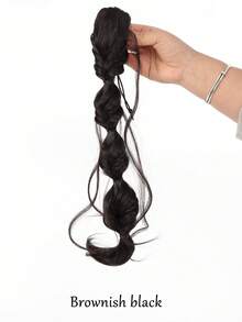 Wig Braids, Frayed Braids, Bubble Braids, Hair Clips, Twisted Long Braids, Wig Braids, Ponytail - Multicolor - View 10